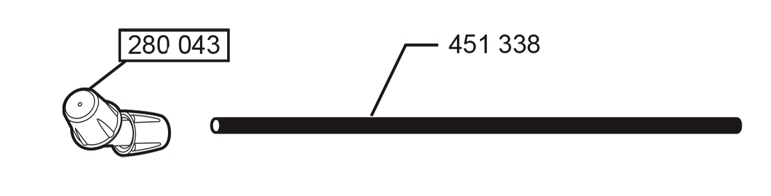 Pièces TUBE DE LANCE COMPOSITE (Ref. 13291)